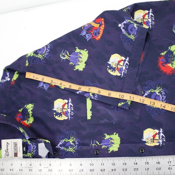 RSVLTS Shirt Mens 3XL Disney villains Evil Moments Button Down Short Sleeve - Picture 9 of 13
